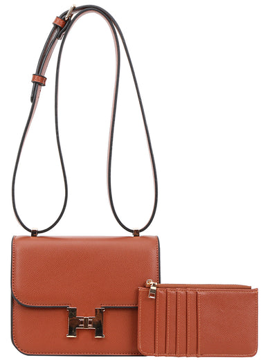 Mini crossbody Bag With Matching card holder - Marla Hamana Boutique