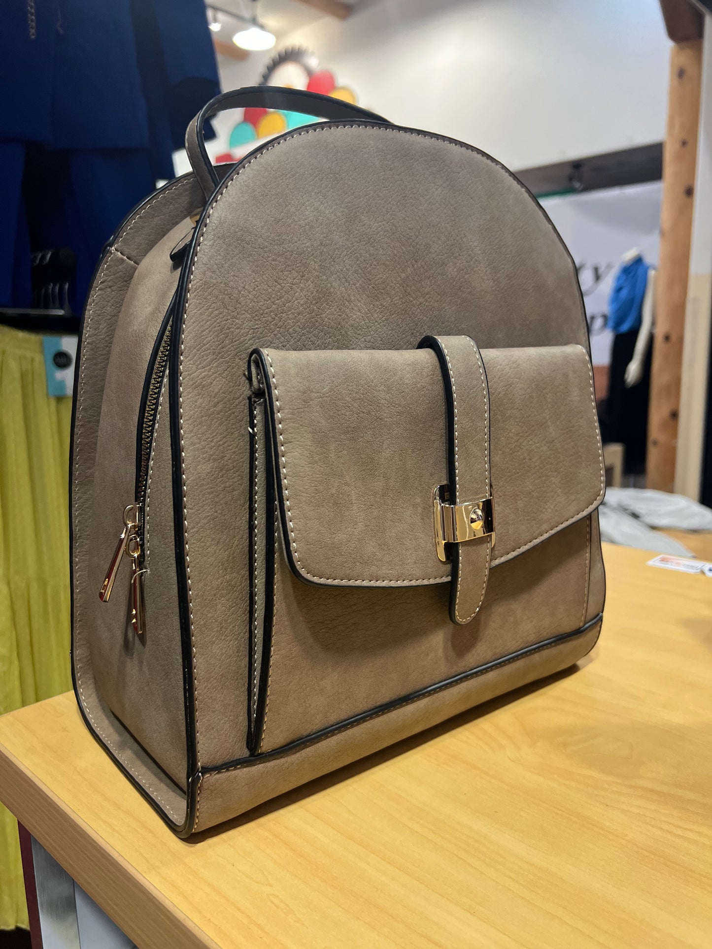 Suede Backpack - Marla Hamana Boutique