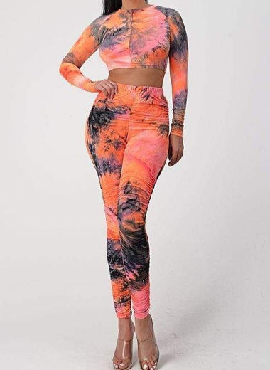 Pink Tie Dye Set - Marla Hamana Boutique