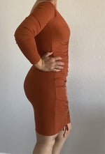 Ruched Drawstring Dress - Marla Hamana Boutique