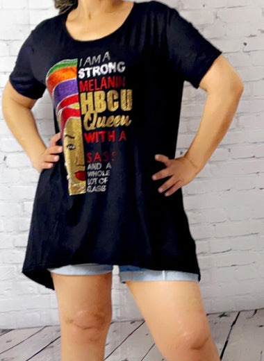 Black Power HBCU Graphic Tee - Marla Hamana Boutique