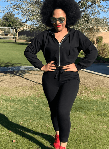 Women's Crop Top Sweatsuit Set - Marla Hamana Boutique